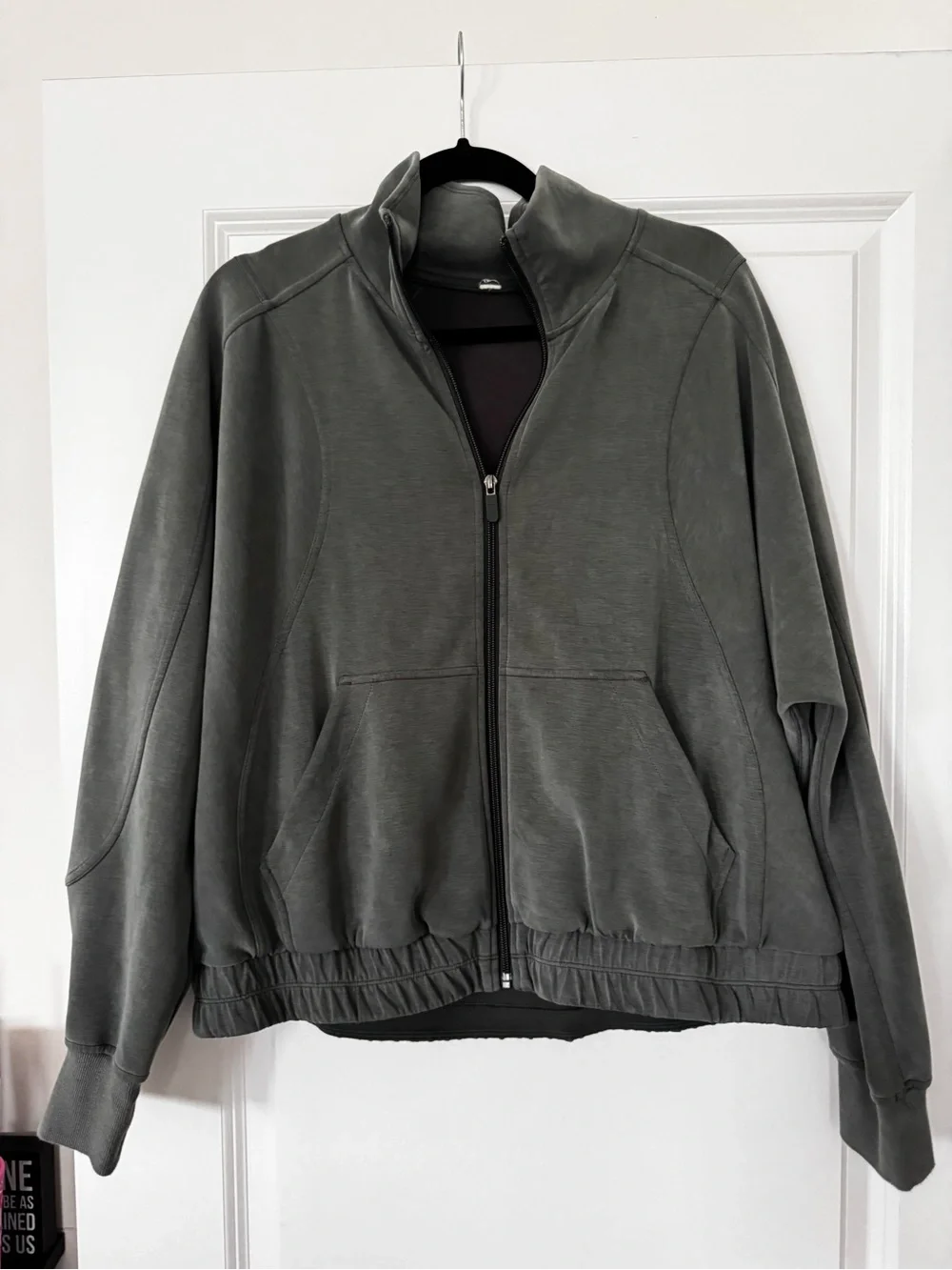 lululemon athletica Olive Green Bomber Jacket